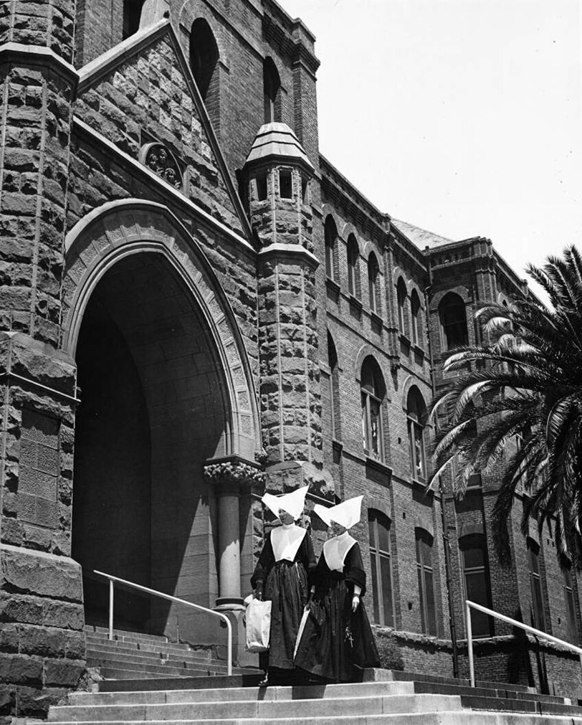 Sisters Frances and Henrietta, 1950.