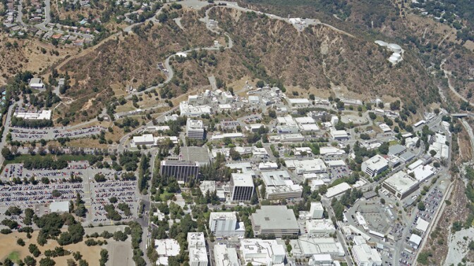 JPL from above in 2005.