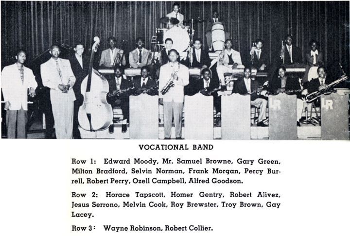 Sam Browne jazz teacher at Jefferson High L.A.