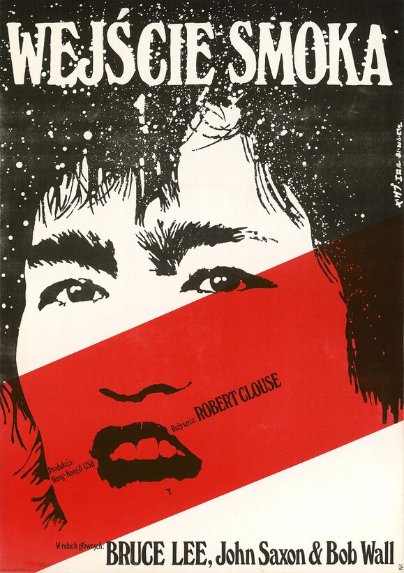 Polish poster for "Enter the Dragon" (1973) | Courtesy of the Academy of Motion Picture Arts and Sciences, Stephen Chin collection