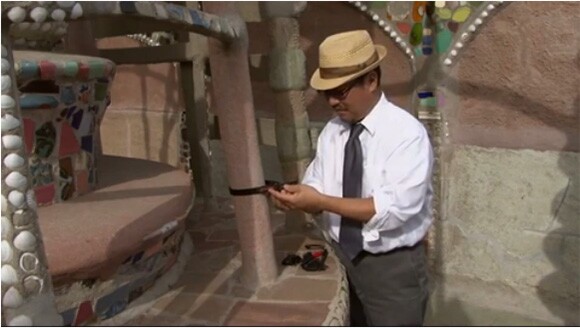 Alan Nakagawa at Watts Towers