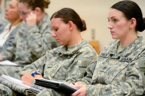 Woman soldiers