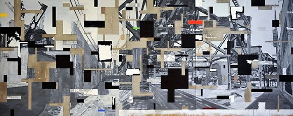 Miha Å trukelj's triptych, "The City"