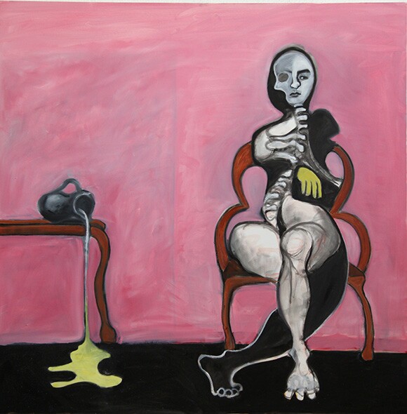 Mary Waronov painting | Photo: Victor Woronov