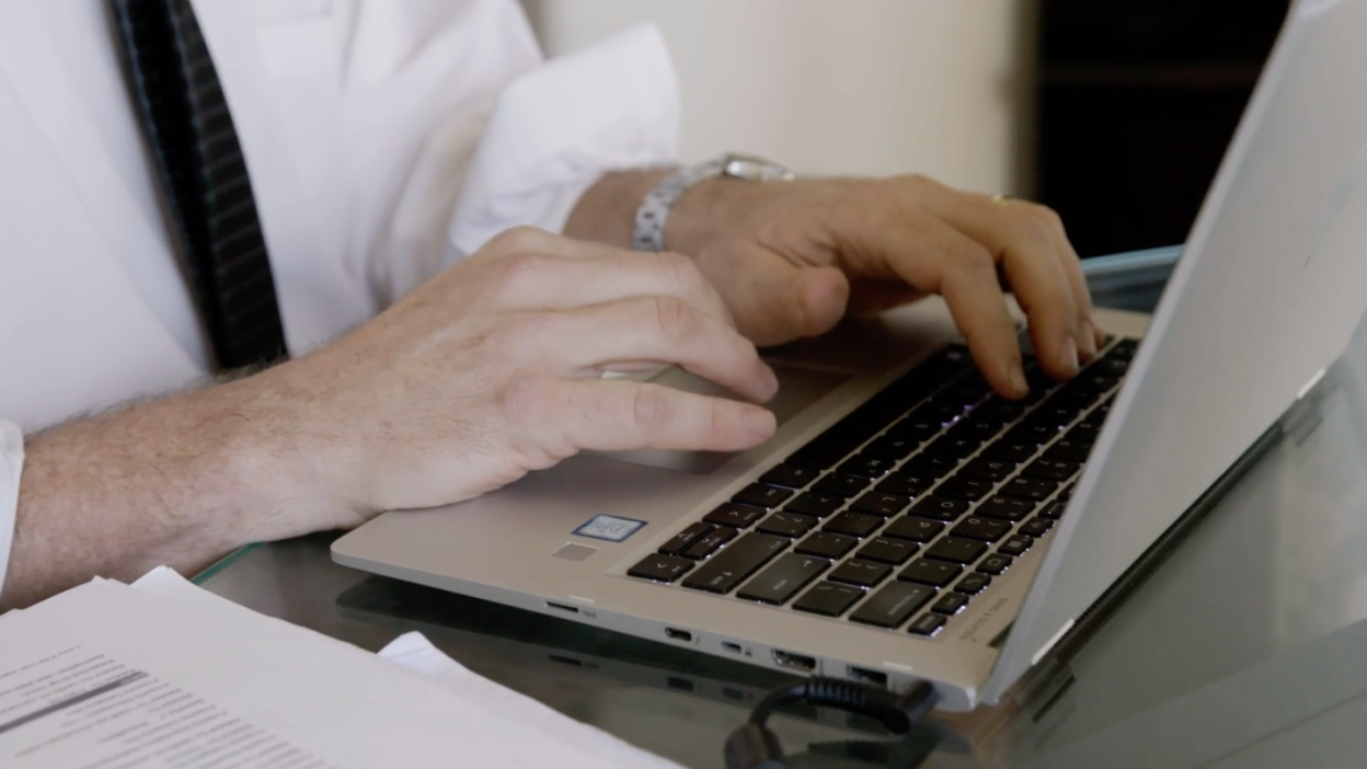 Typing on Computer