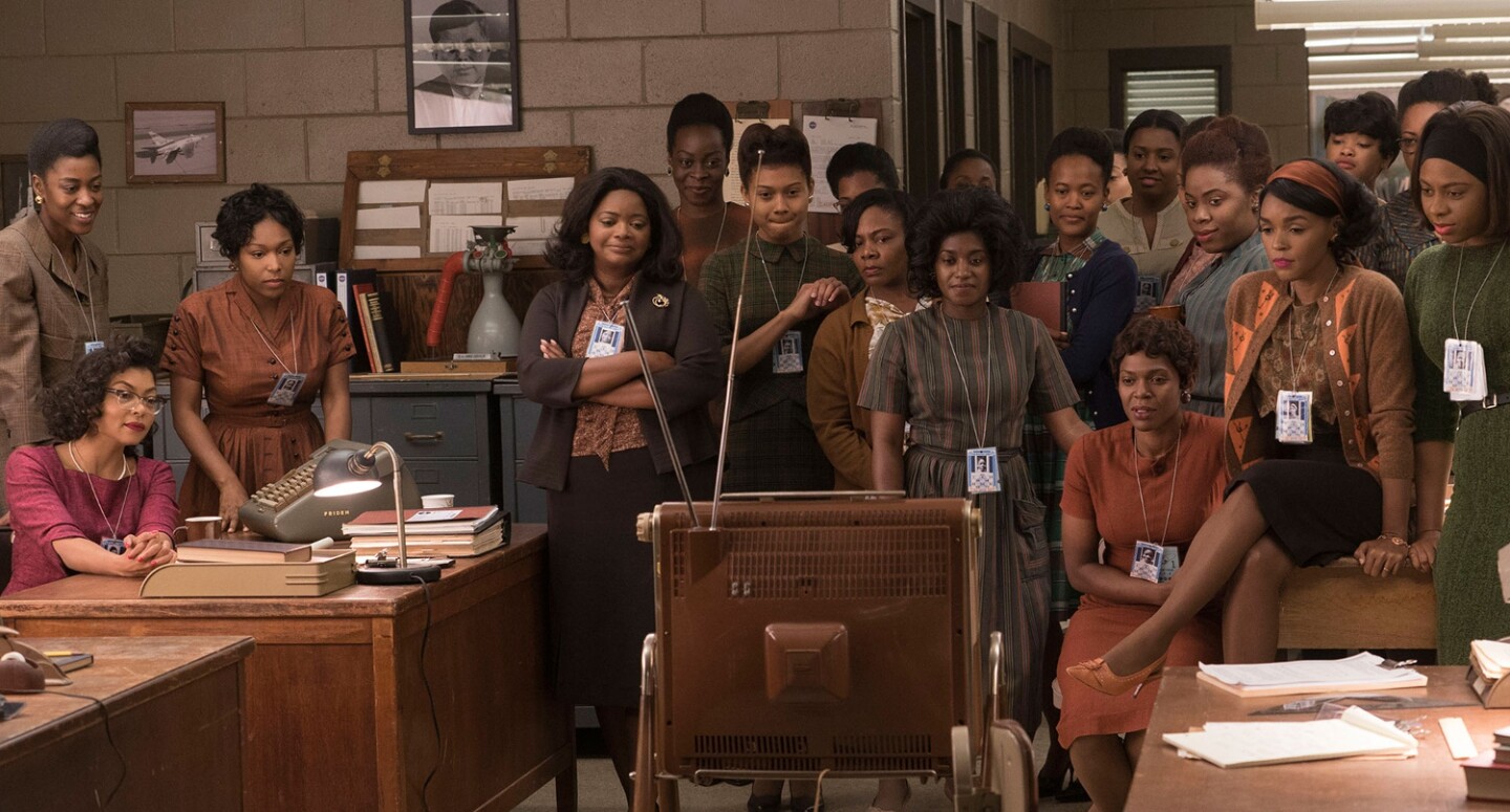 "Hidden Figures" stars Taraji P. Henson, Octavia Spencer and Janelle Monáe