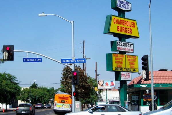 Site of the first Carl's Jr., in South L.A.;