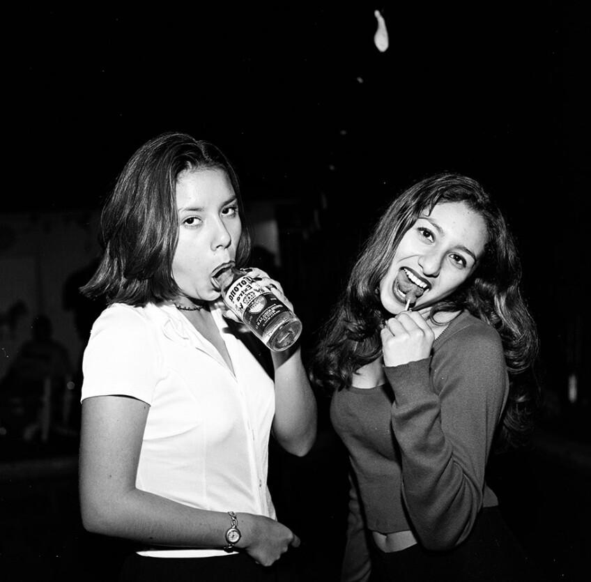 Two girls on Monterey Park