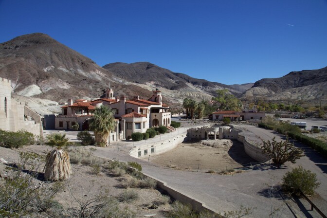 Mud-Filled Pool at Scotty's Castle - Death Valley, CA - 2015