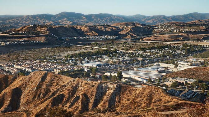 View of Santa Clarita from Atop Whittaker-Bermite Site – Santa Clarita, CA – 2017 | Osceola Refetoff
