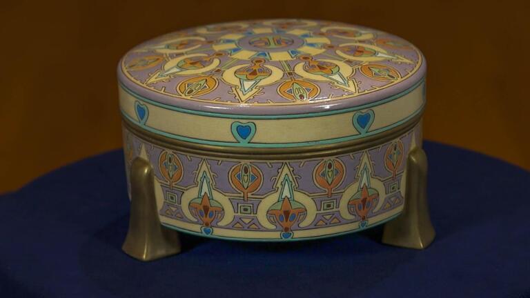 Appraisal: American Satsuma Box, ca. 1910