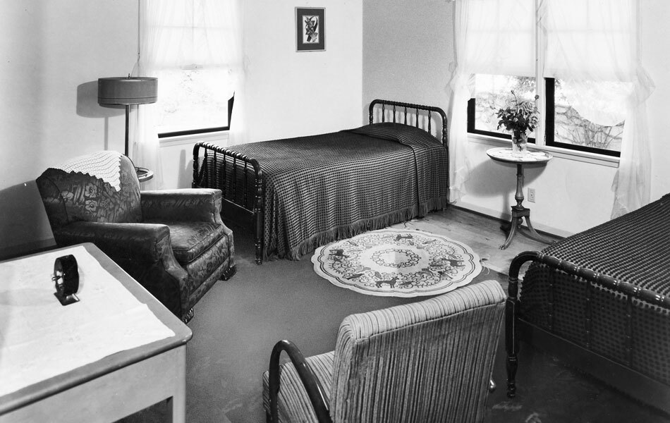 Contrary to standard treatment at most sanitariums at the time, Richards made sure that her patients lived in a comfortable environment. Photo courtesy of Friends of Rockhaven.