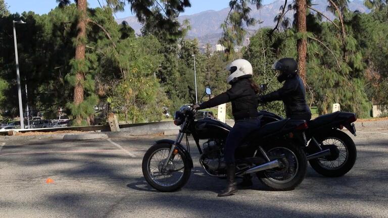Carmen Argote's Motorcycle Art Performance