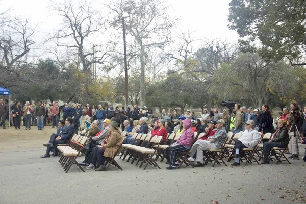 Residents, local government and activists all turned out despite the cool, rainy weather | Photo by Carren Jao