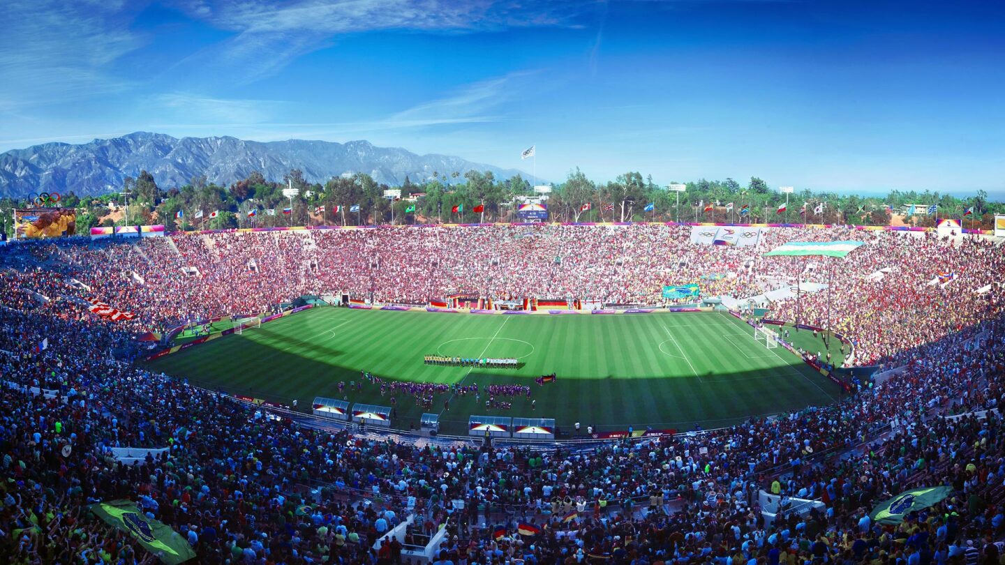 Soccer at Rose Bowl Stadium
