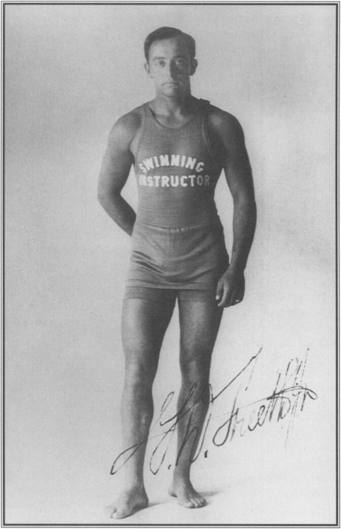 Shortly after arriving in California, Freeth was employed in not one, but two double duty jobs. In Venice and Redondo Beach, two new coastal resort communities, Freeth taught swimming and served as lifeguard at the warm saltwater indoor plunges.