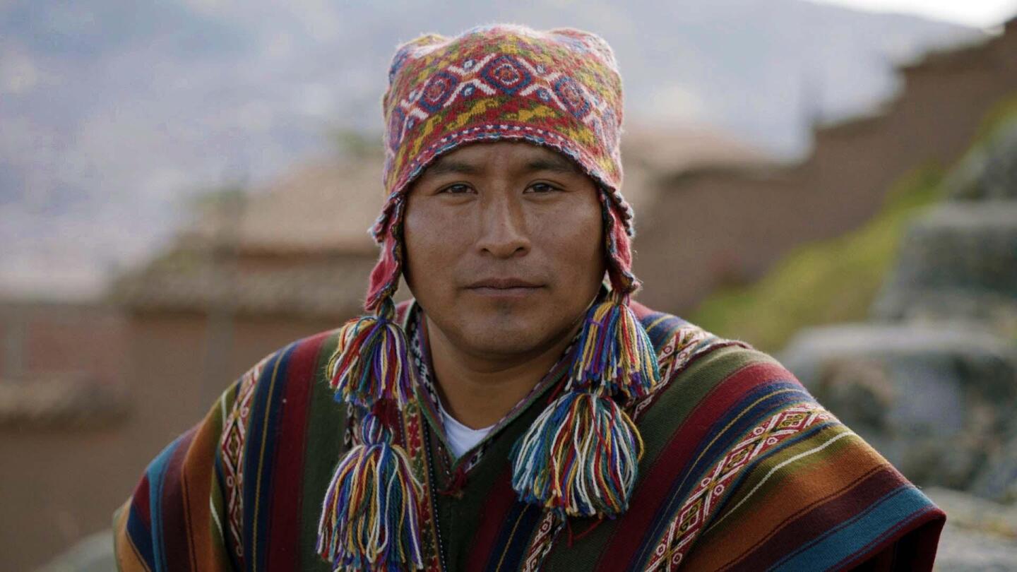 Portrait of a Native American man. | From a trailer for "Native America"