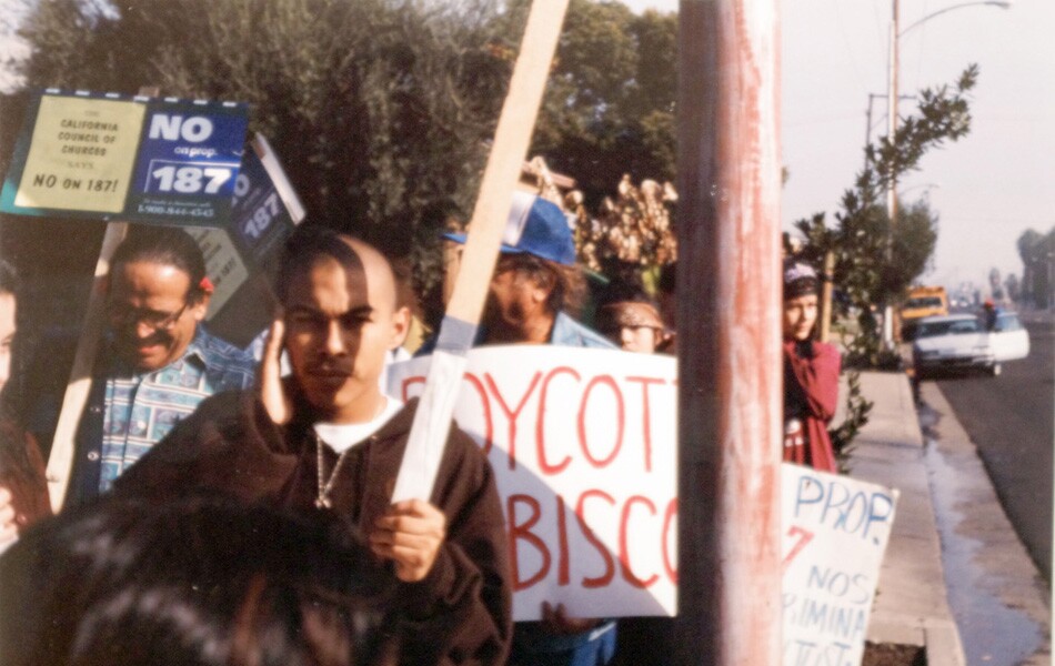 Activists Protest Against Proposition 187