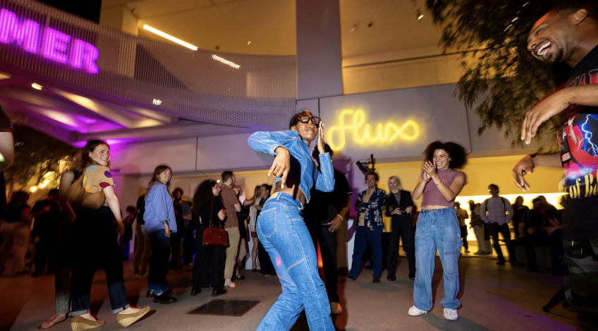 Image of people outside