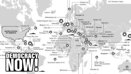 A map showing all U.S. military bases in the world.