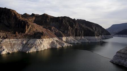 Lost history treasures revealed as waters recede in Nevada