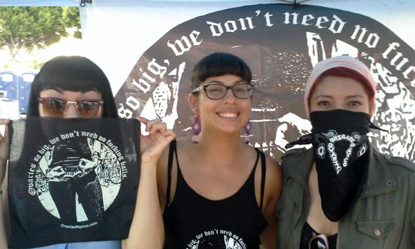 Ovarian Psycos Maryann Aguirre, Alejandra Ocasio, Andi Xoch | Photo: Vickie Vertiz
